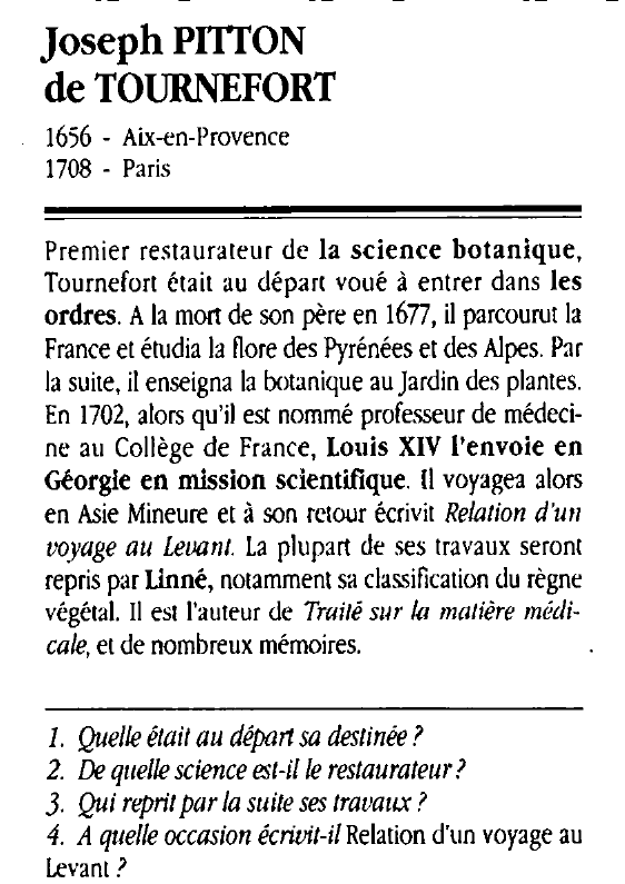 Prévisualisation du document Joseph PITTON de TOURNEFORT