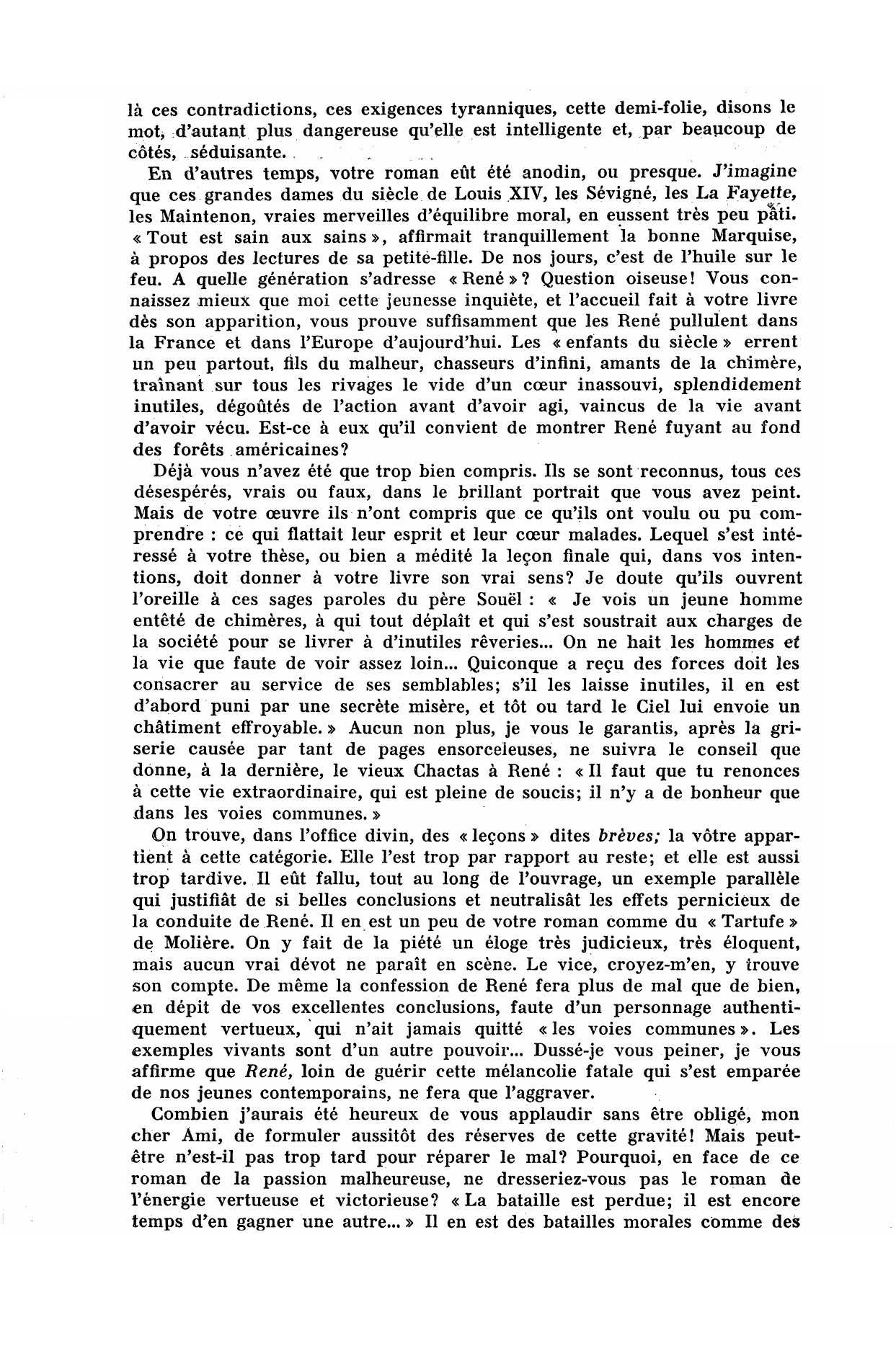 Prévisualisation du document Joubert à Chateaubriand après la lecture de René
