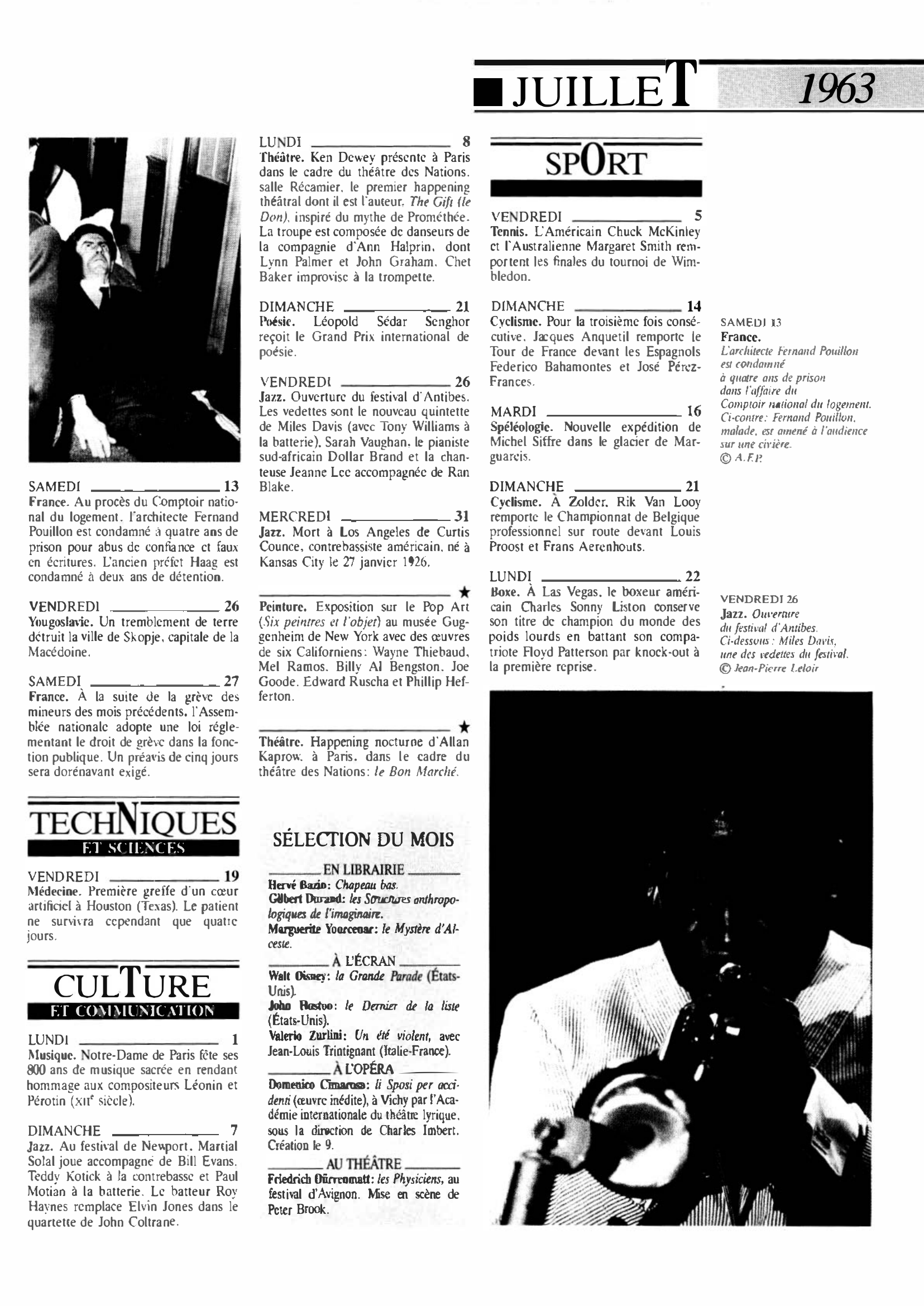 Prévisualisation du document Juillet 1963 dans le monde (histoire chronologique)