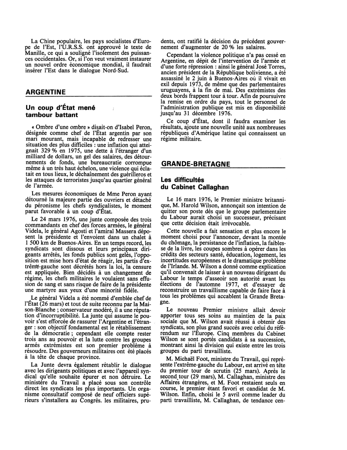 Prévisualisation du document JUILLET 1976 DANS LE MONDE