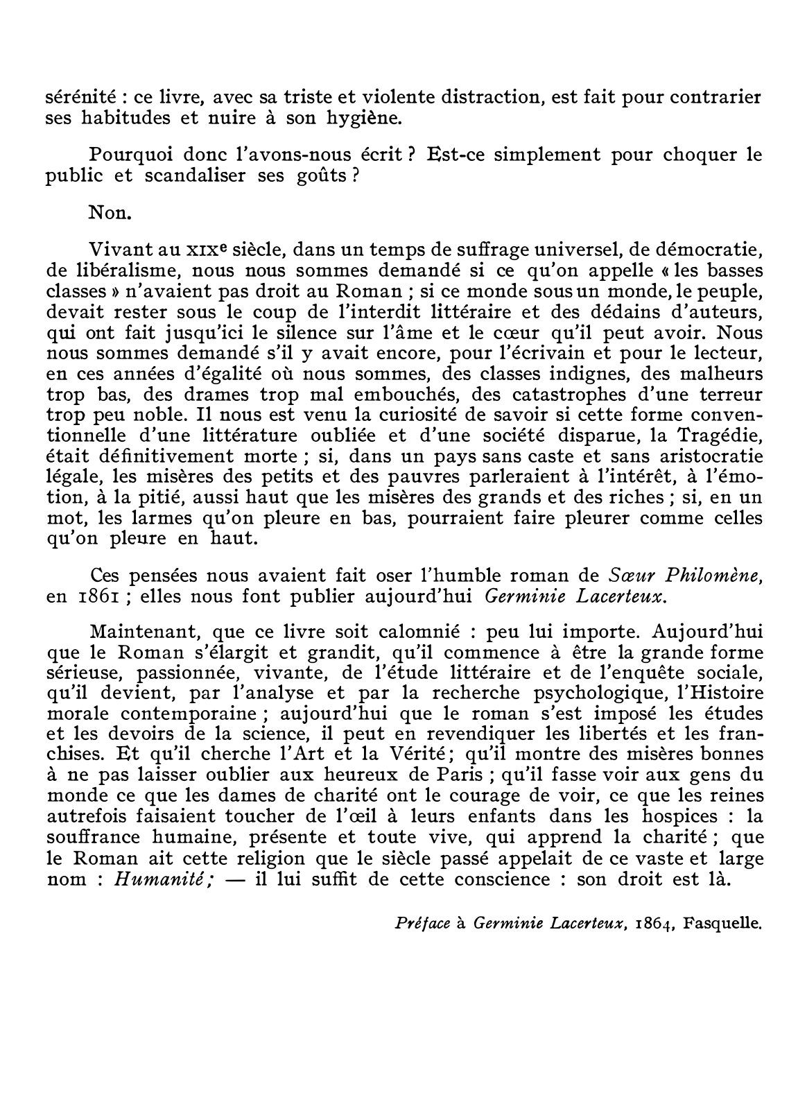 Prévisualisation du document Jules (1830-1870) et Edmond (1822-1896) DE GONCOURT  « Le roman s’est imposé les études et les devoirs de la science (...) »