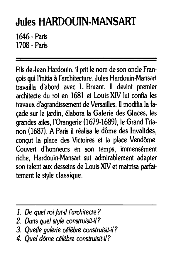 Prévisualisation du document Jules HARDOUIN-MANSART
