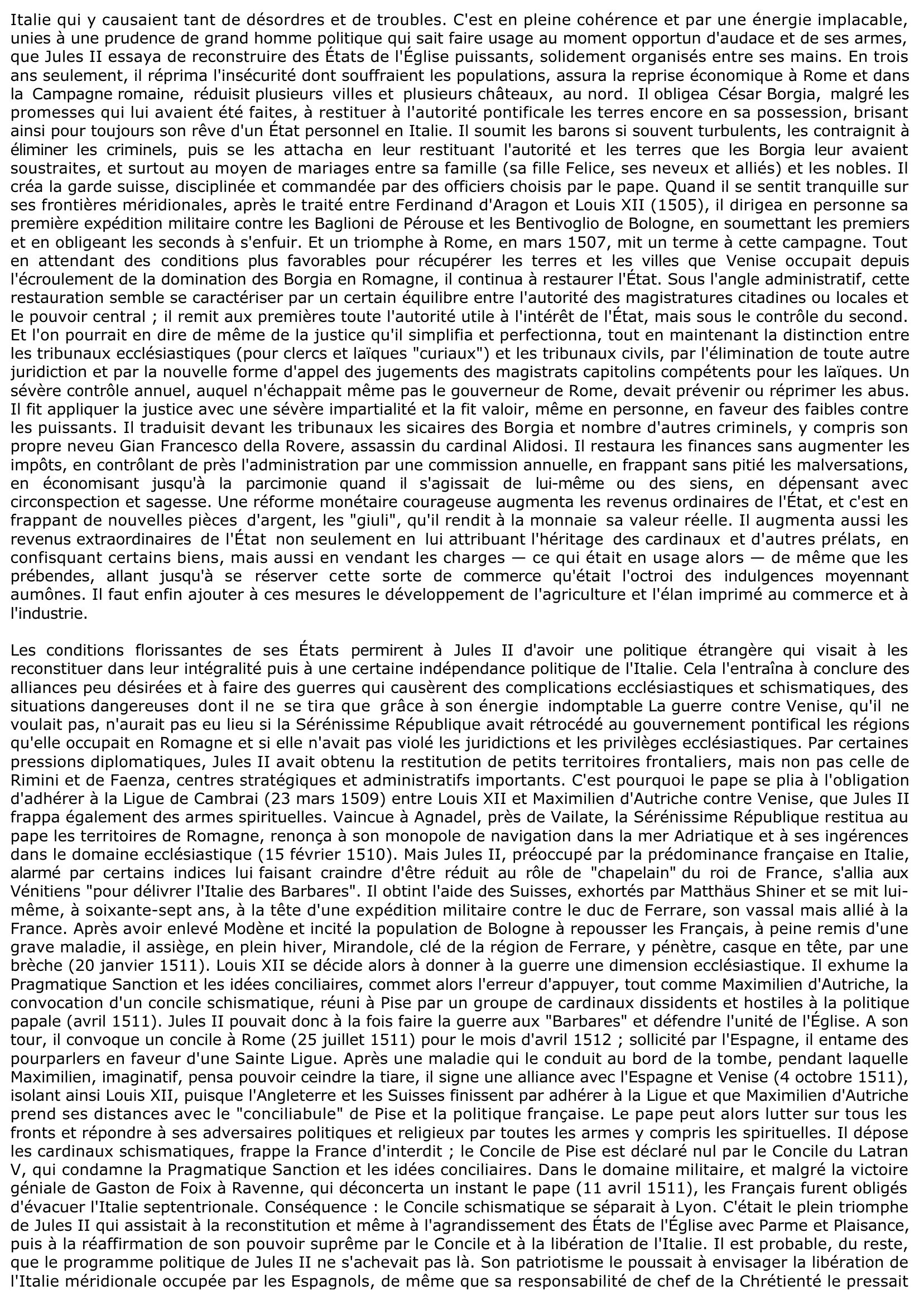 Prévisualisation du document Jules II