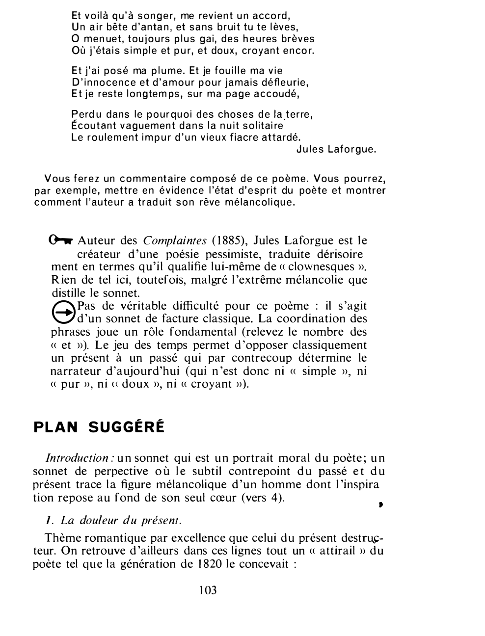 Prévisualisation du document Jules Laforgue. Commentaire composé