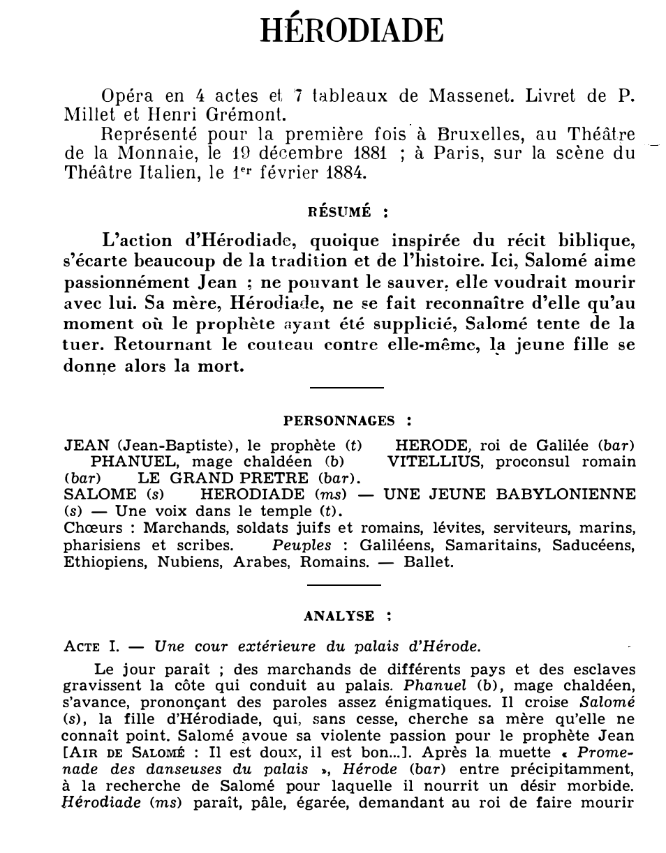 Prévisualisation du document Jules MASSENET (résumé et analyse de l’œuvre – Répertoire lyrique)