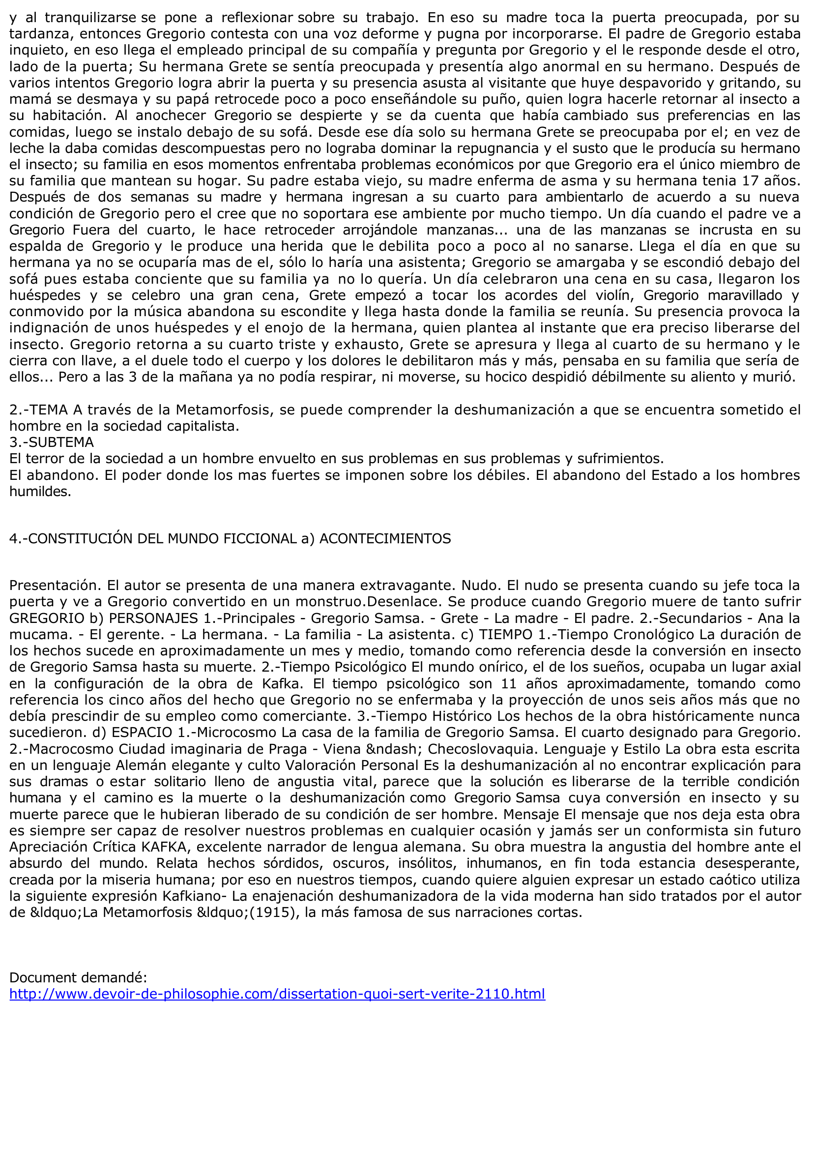 Prévisualisation du document KAFKA. Biografía y Metamorfósis (español)