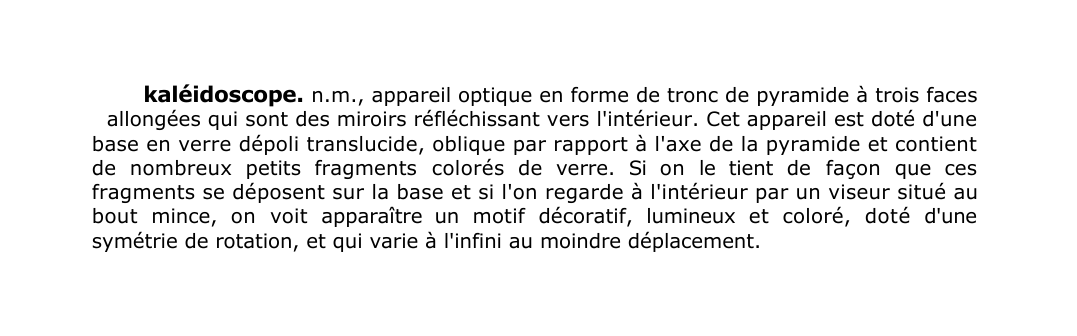 Prévisualisation du document kaléidoscope.