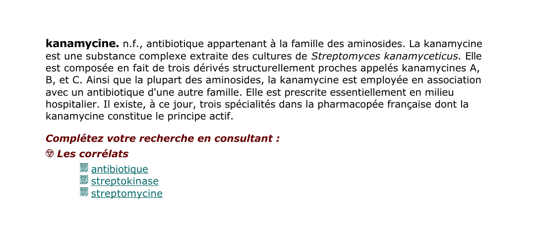 Prévisualisation du document kanamycine.