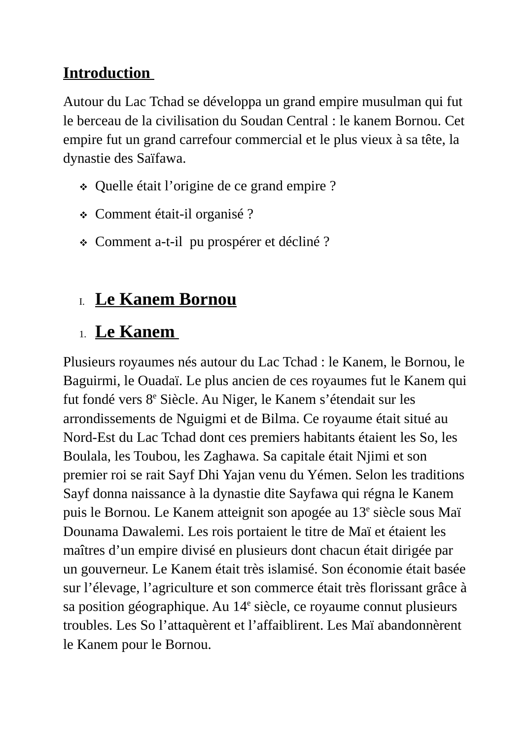 Prévisualisation du document kanem bornou