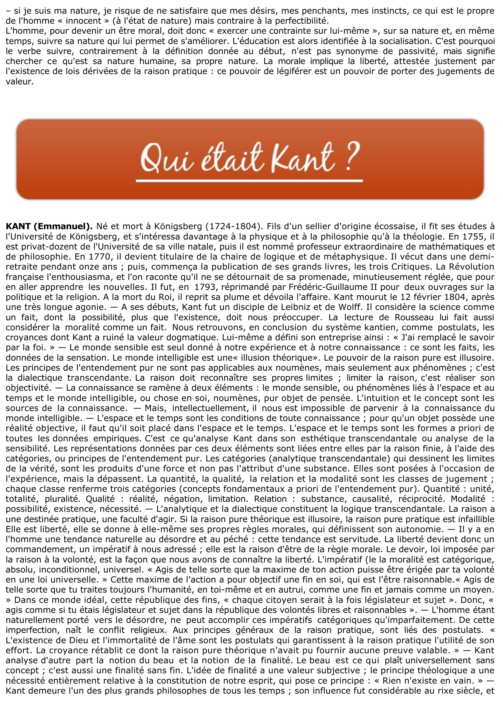 Prévisualisation du document KANT: L'homme est-il bon ou mauvais par nature ?