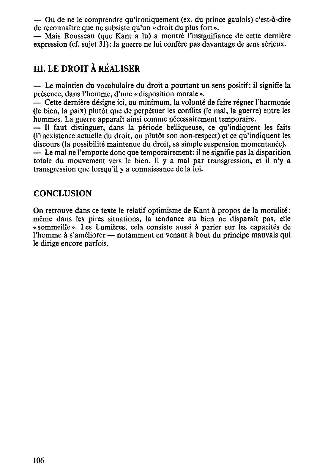 Prévisualisation du document KANT: Quelles relations concevoir sérieusement entre le droit et la guerre?