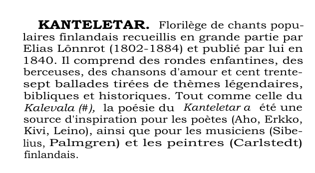 Prévisualisation du document KANTELETAR