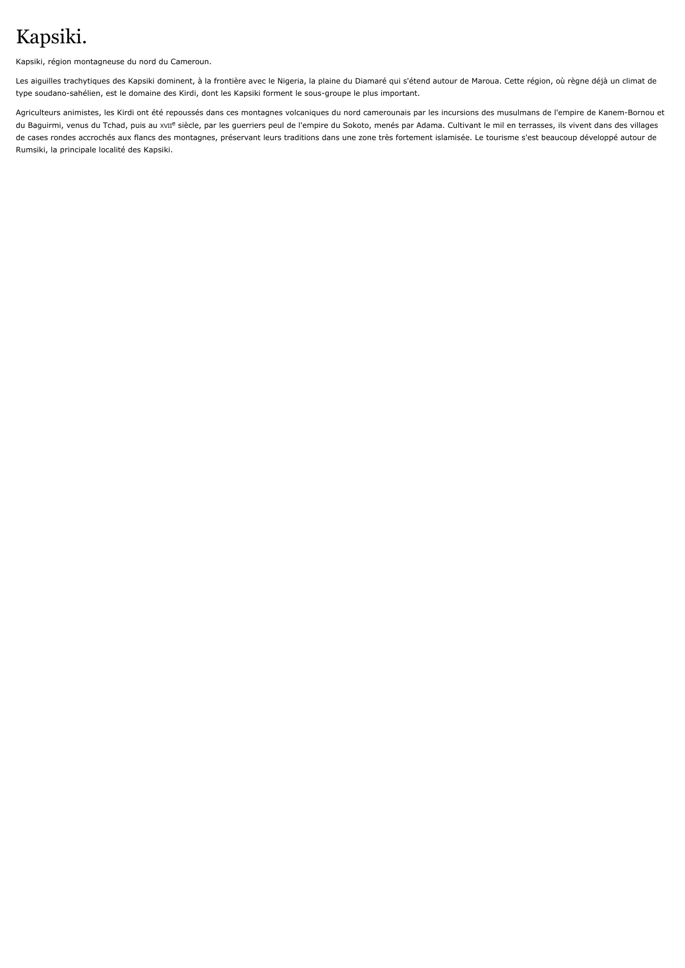 Prévisualisation du document Kapsiki.
