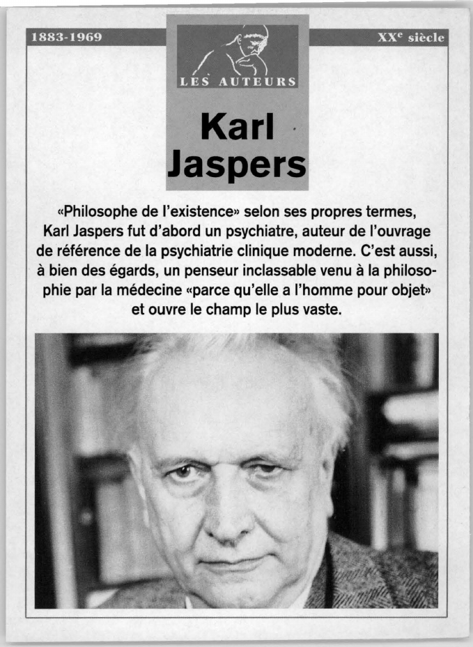 Prévisualisation du document Karl Jaspers