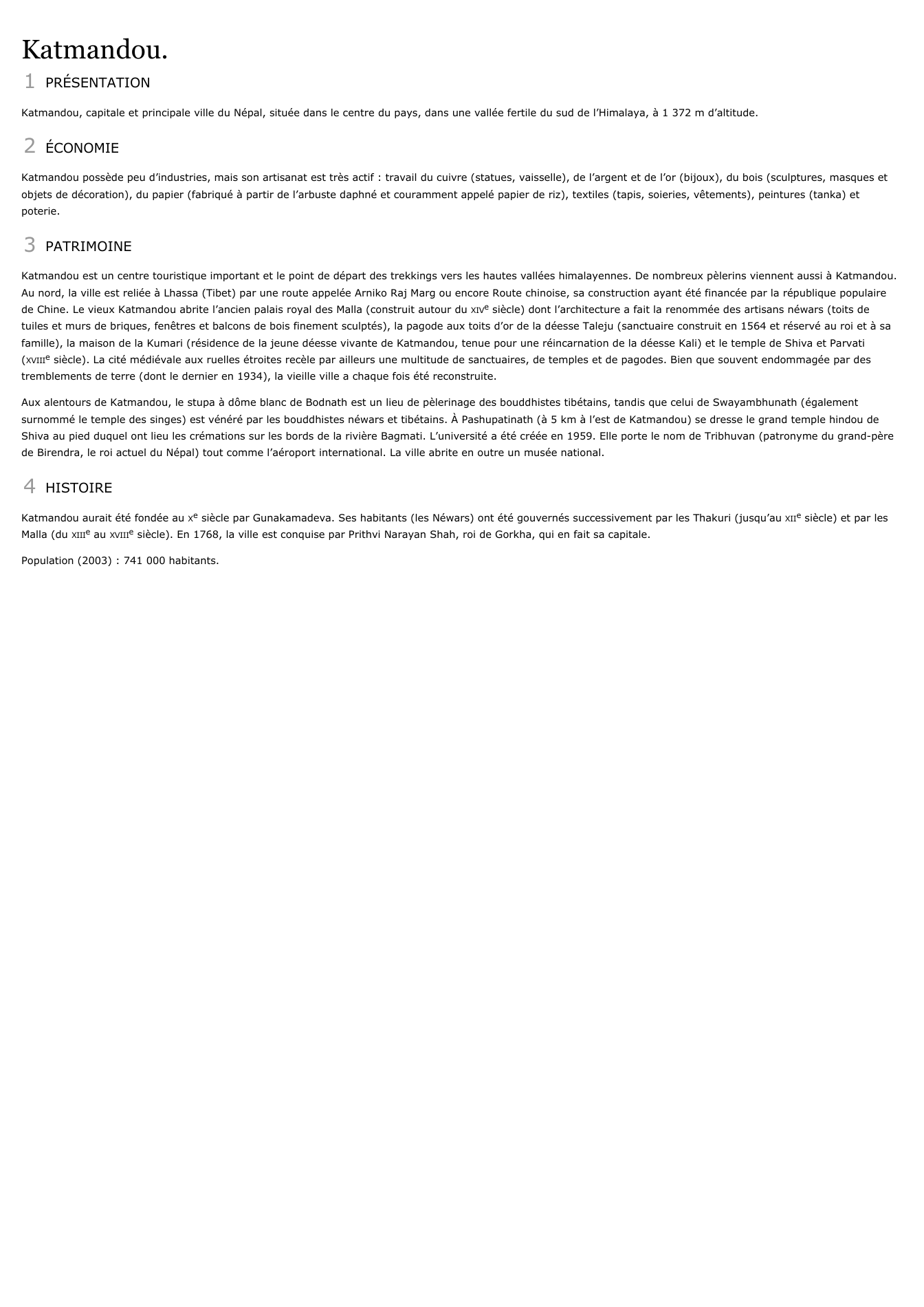 Prévisualisation du document Katmandou.