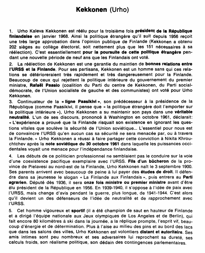 Prévisualisation du document Kekkonen (Urho)