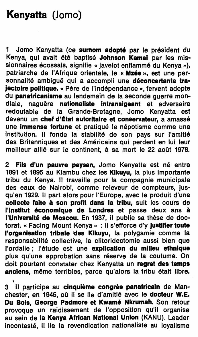 Prévisualisation du document Kenyatta, Jomo