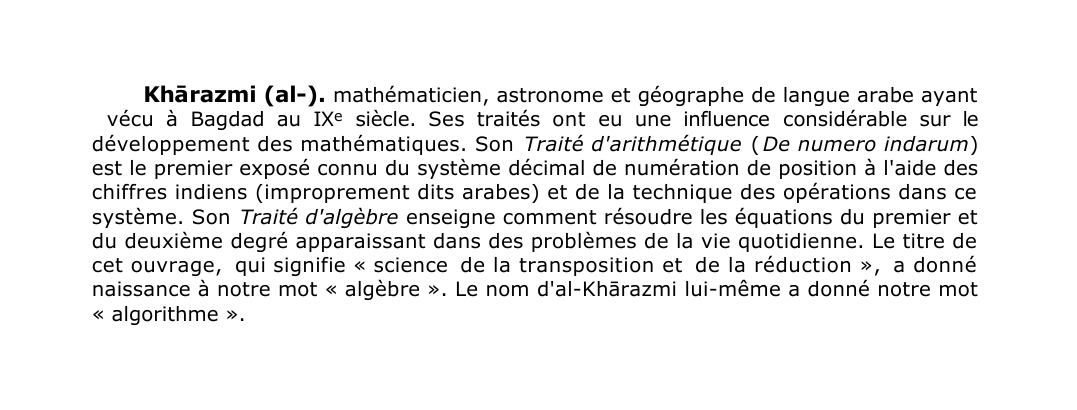 Prévisualisation du document Kh?razmi (al-).