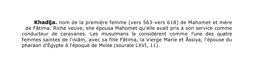 Prévisualisation du document Khad?ja.