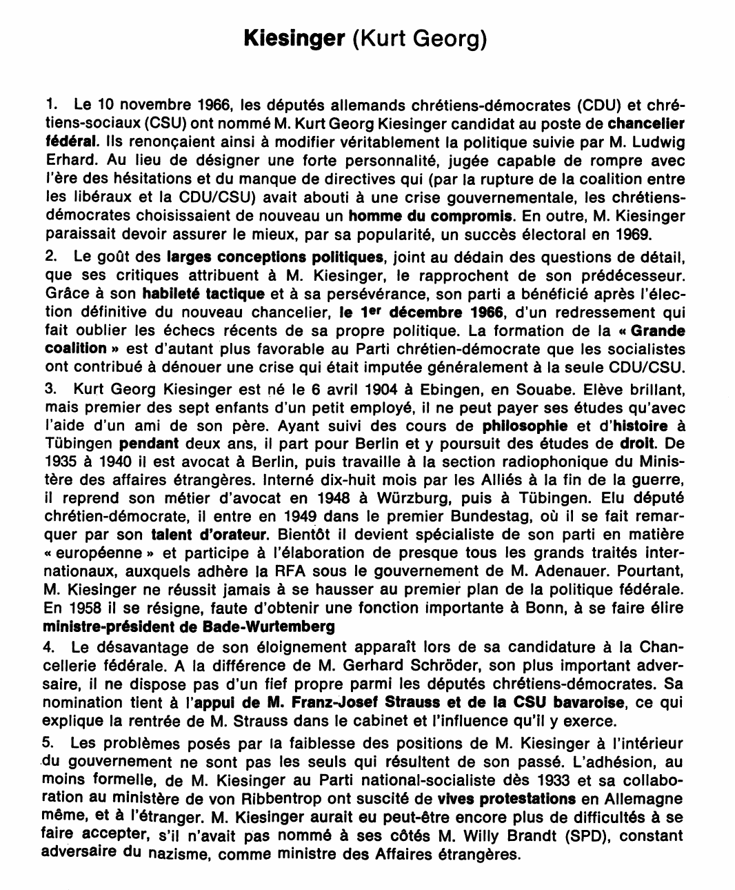 Prévisualisation du document Kiesinger Kurt Georg