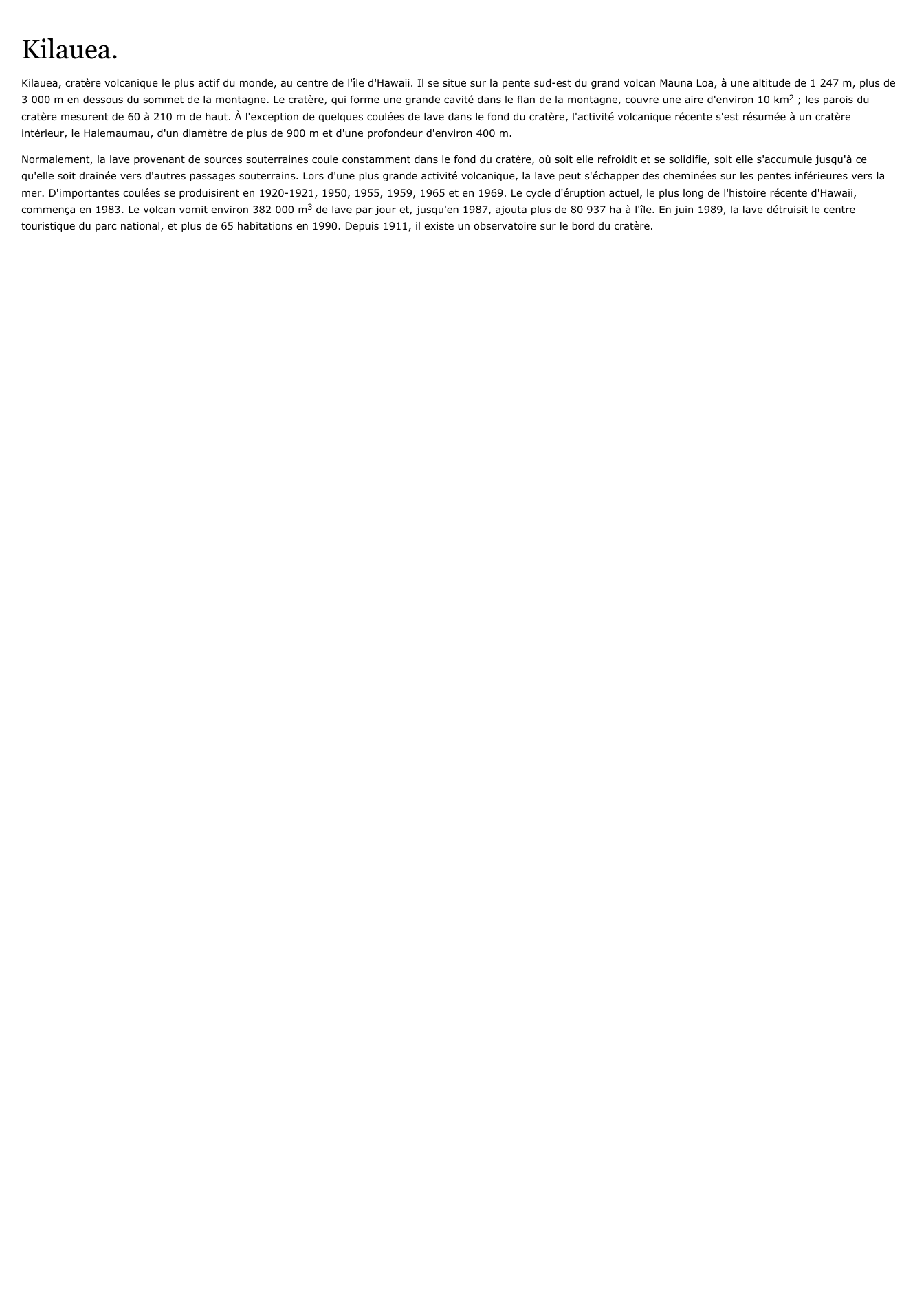 Prévisualisation du document Kilauea.