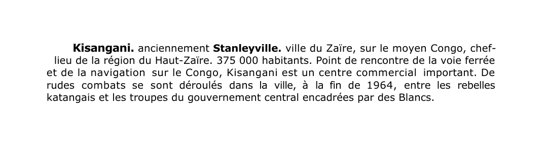 Prévisualisation du document Kisangani.