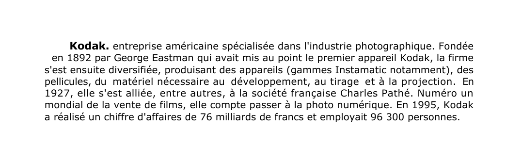 Prévisualisation du document Kodak.