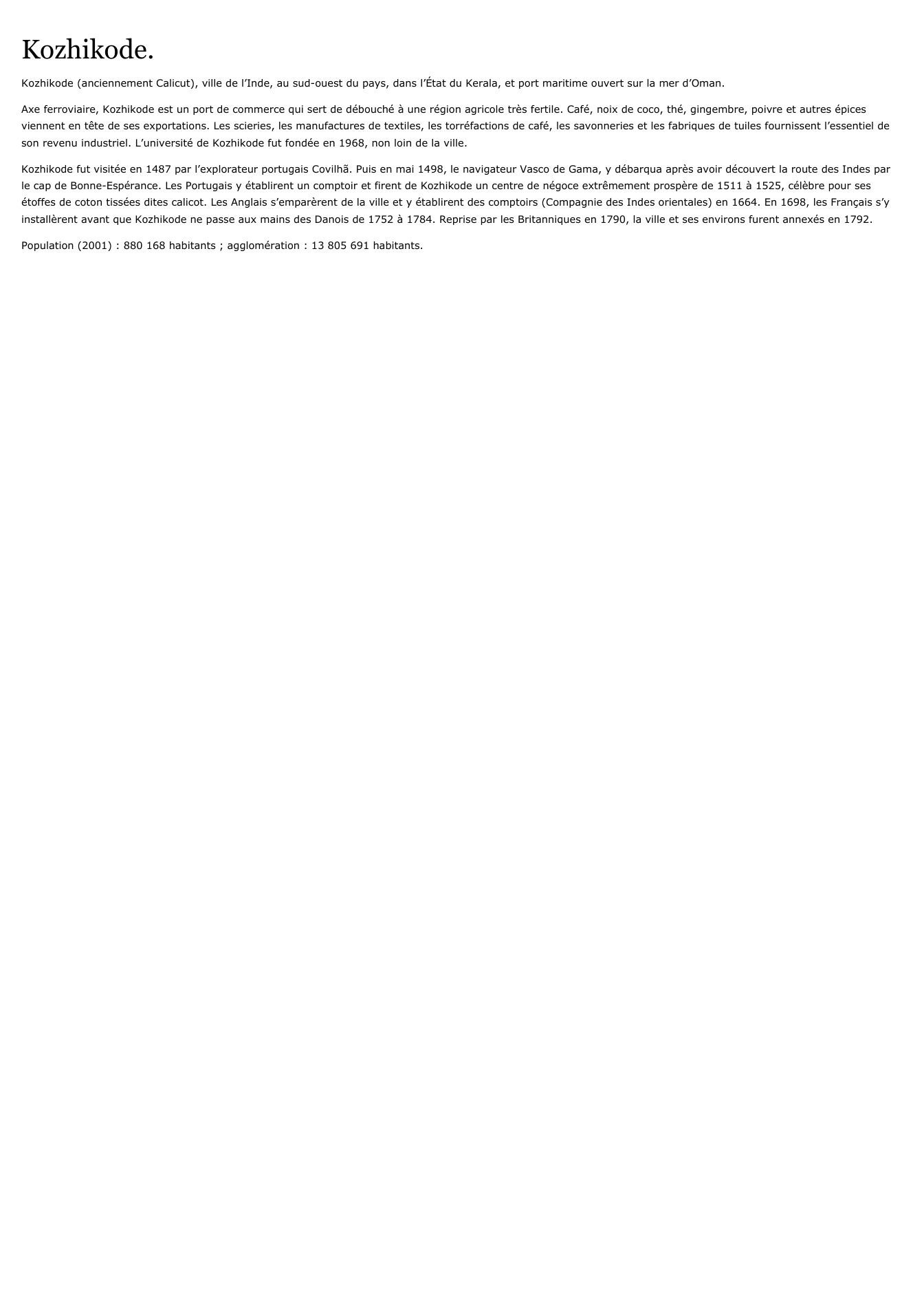 Prévisualisation du document Kozhikode.
