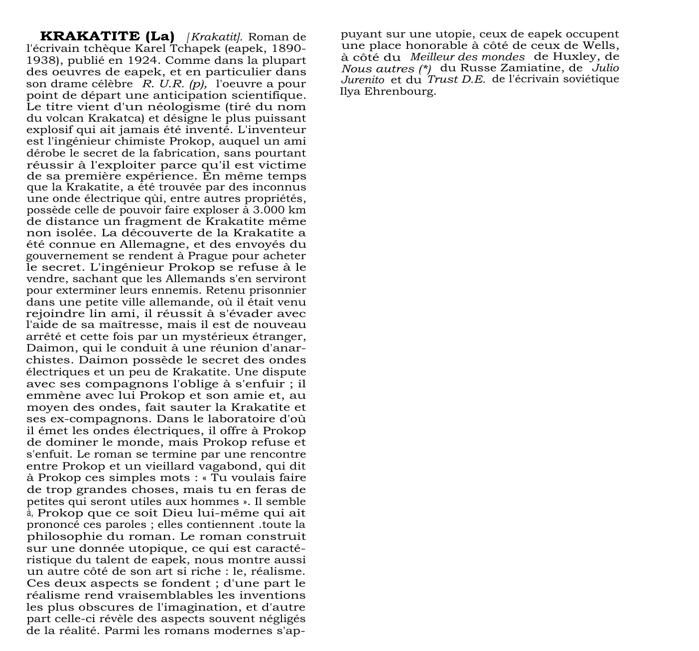 Prévisualisation du document KRAKATITE (La)