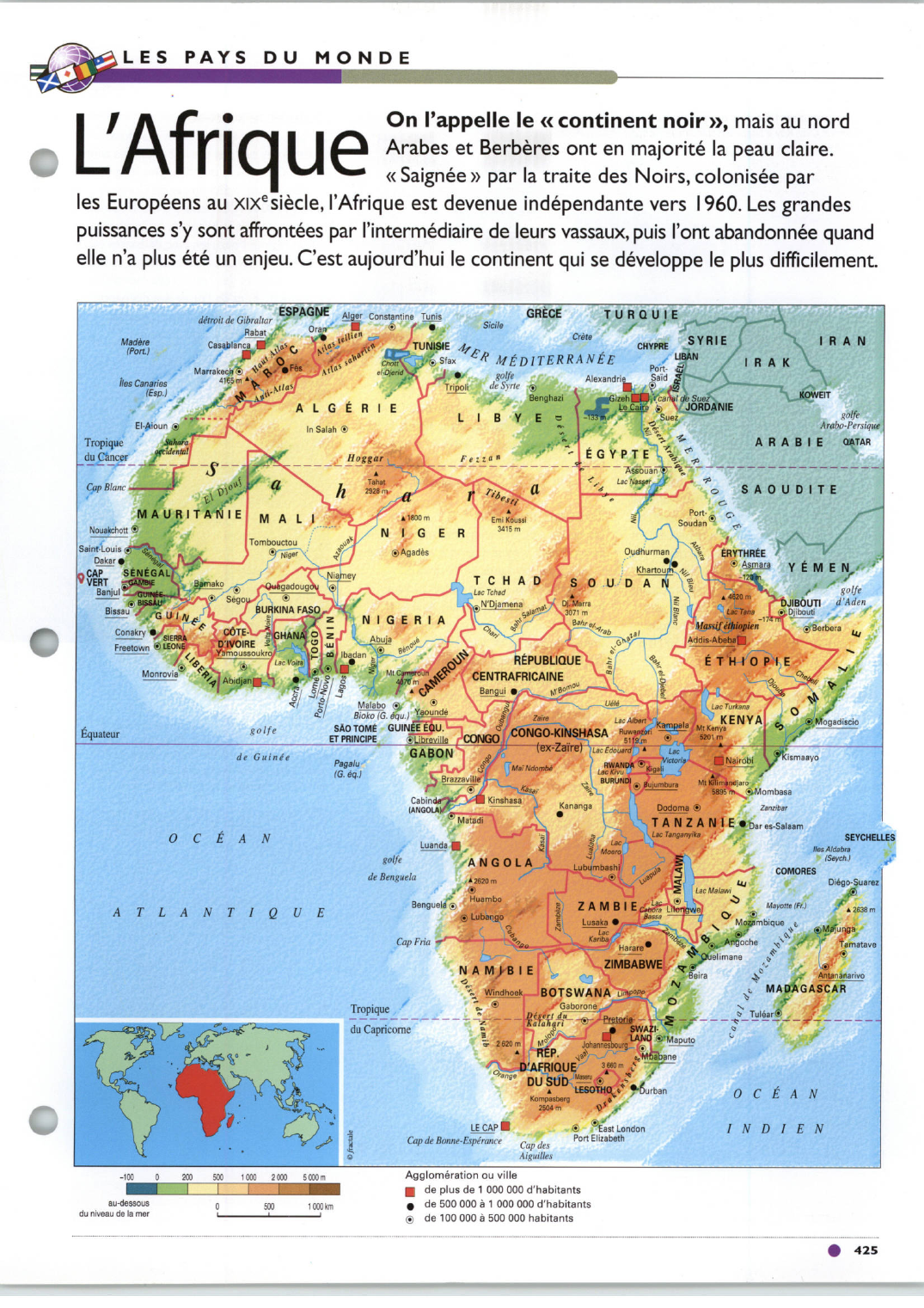 Prévisualisation du document L'AFRIQUE