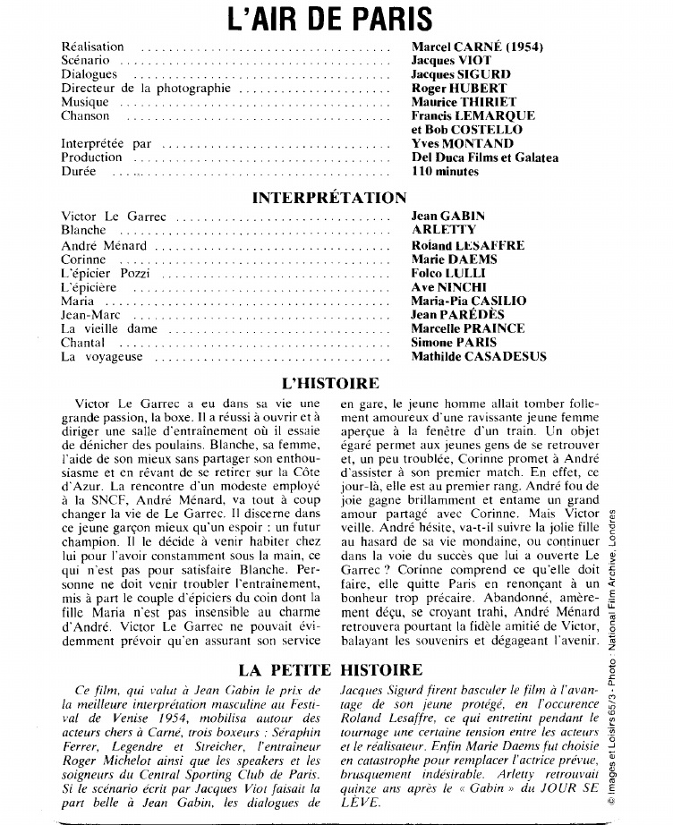 Prévisualisation du document L'AIR DE PARIS
