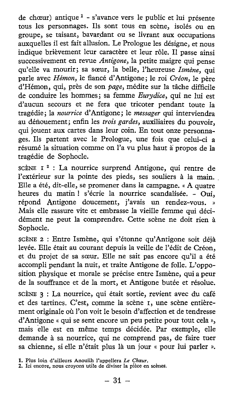 Prévisualisation du document L’ « Antigone » d’Anouilh - résumé & compte rendu de lecture