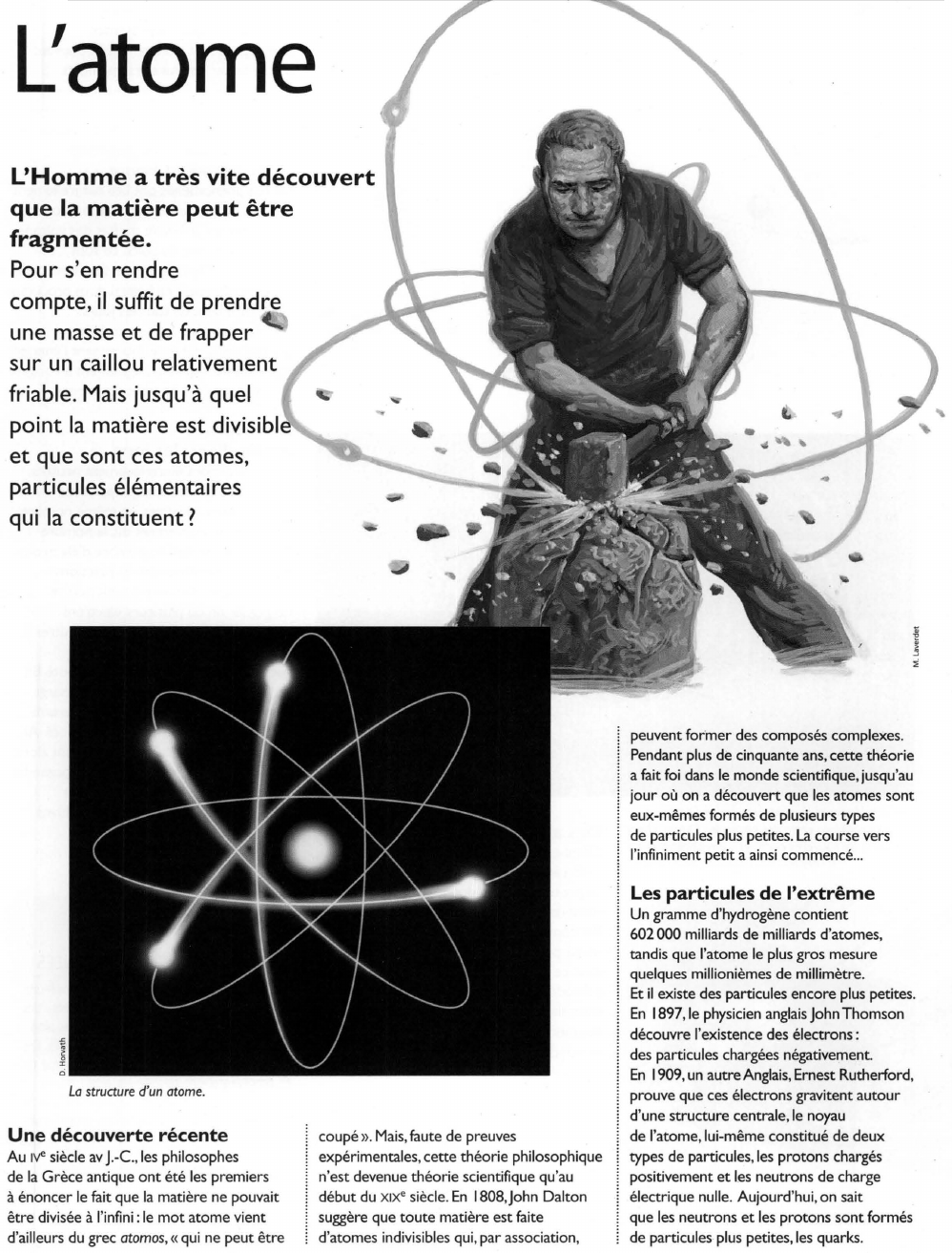 Prévisualisation du document L'atome