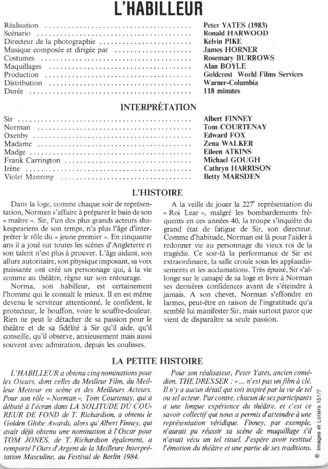Prévisualisation du document L'HABILLEUR   