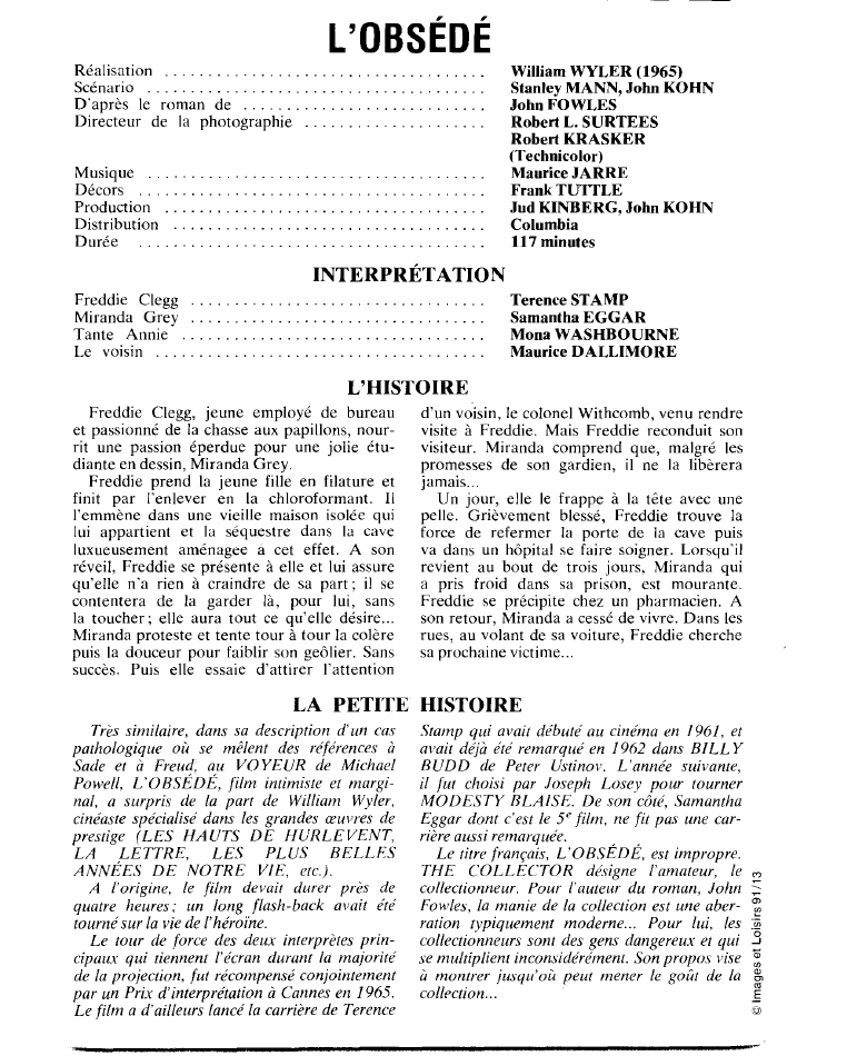 Prévisualisation du document L'OBSÉDÉ