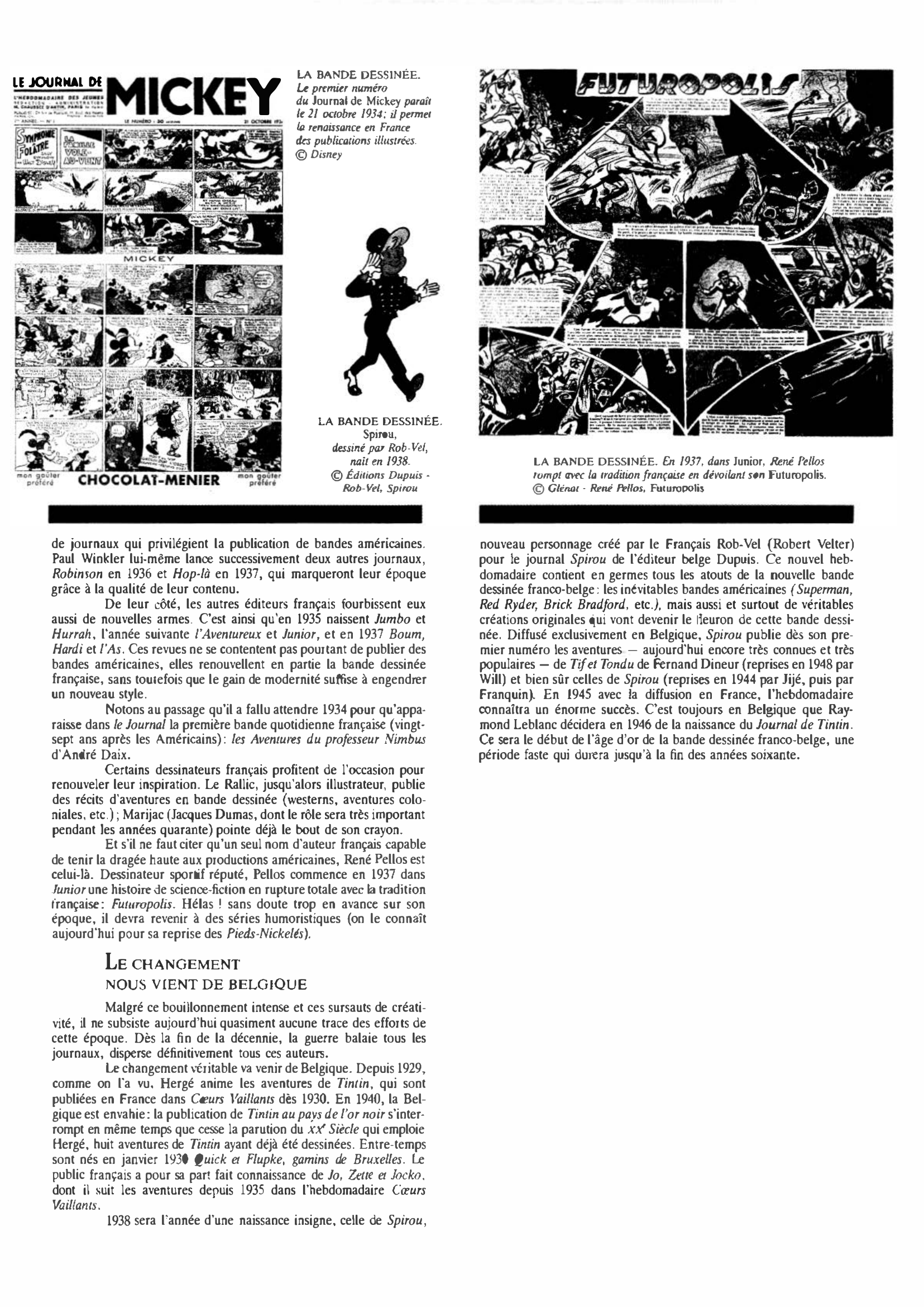 Prévisualisation du document LA BANDE DESSINÉE de 1930 à 1939 : Histoire