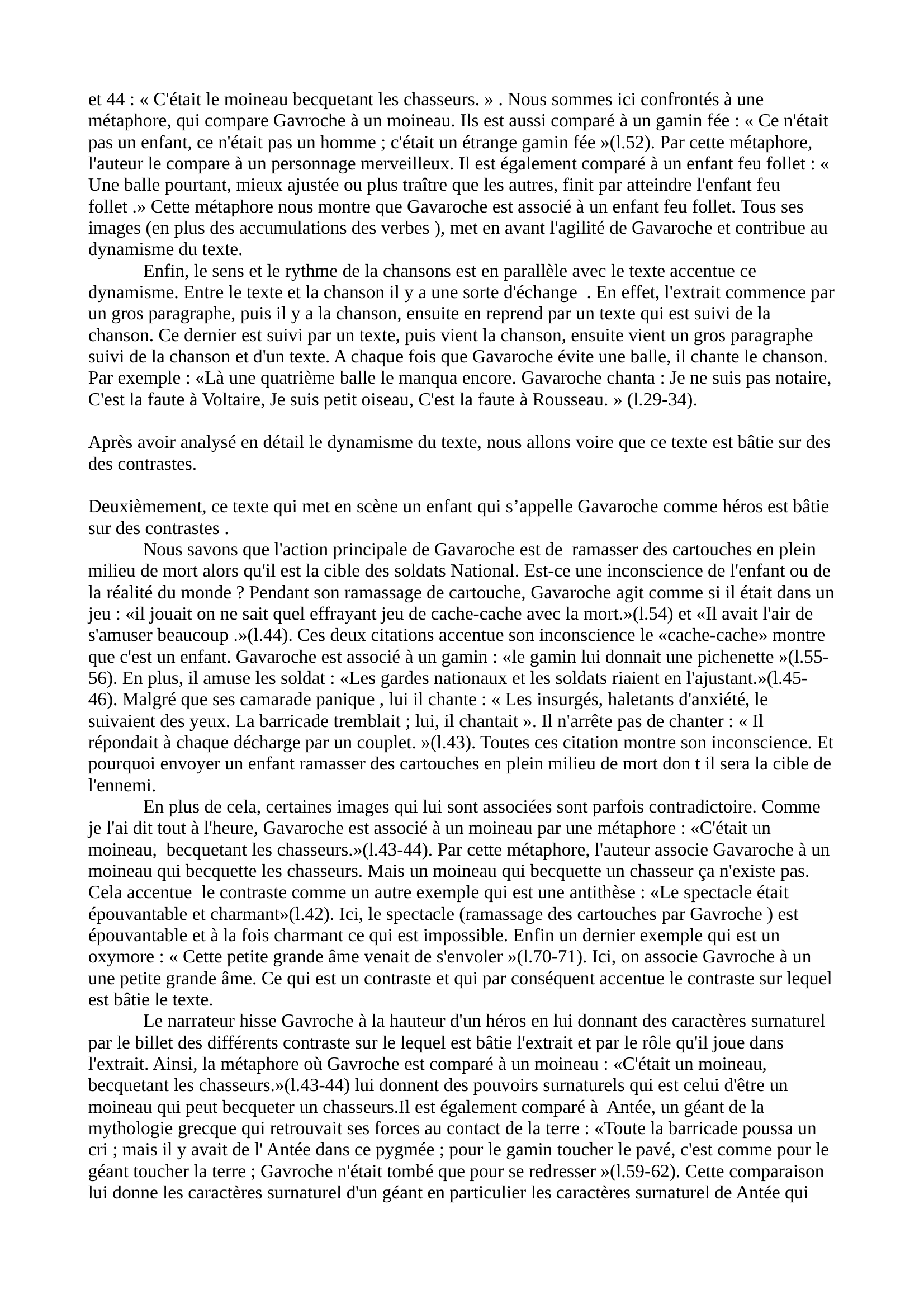 Prévisualisation du document La Barricade : Commentaire de français