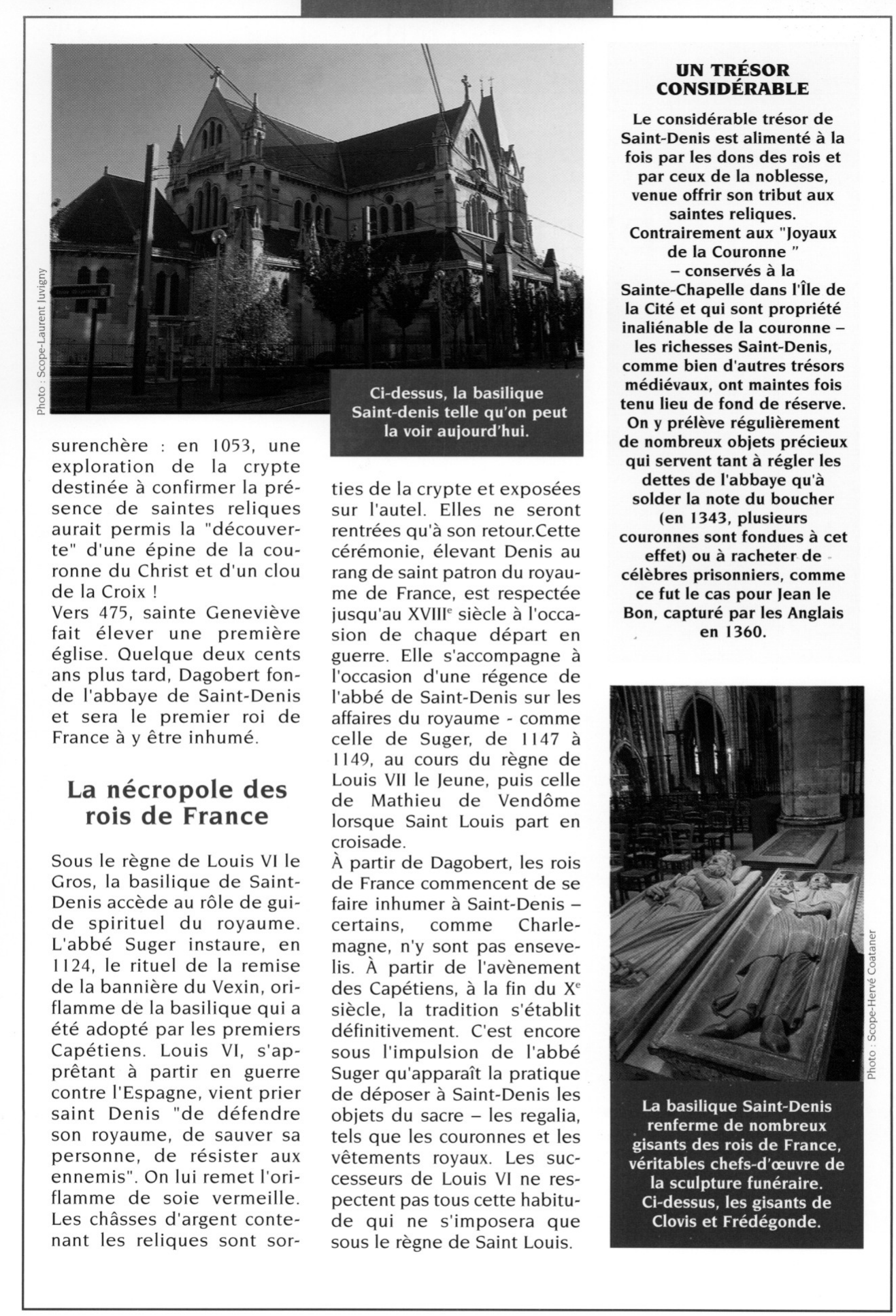 Prévisualisation du document La basilique de Saint-Denis,  premier trésor  du royaume de France
