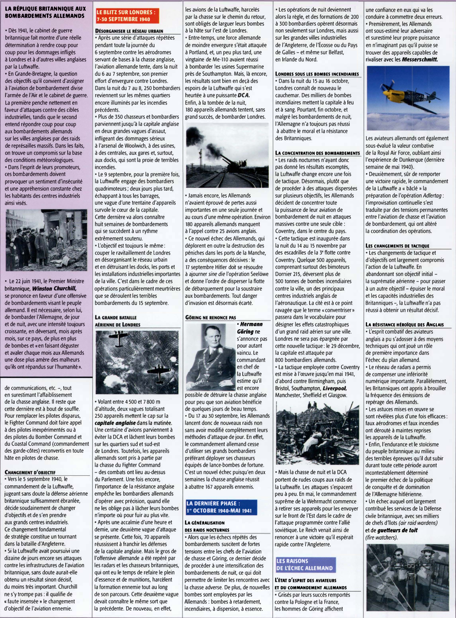 Prévisualisation du document La bataille d'Angleterre:  La Luftwaffe tenue en échec dans le ciel britannique
