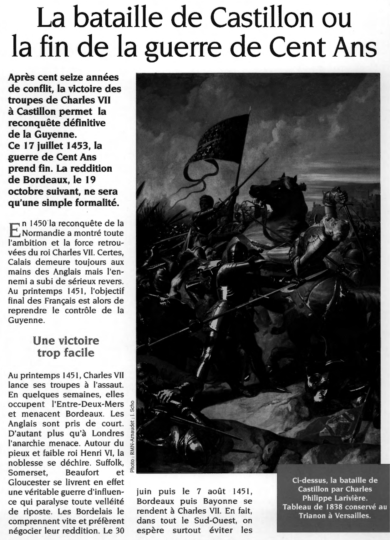 Prévisualisation du document La bataille de Castillon