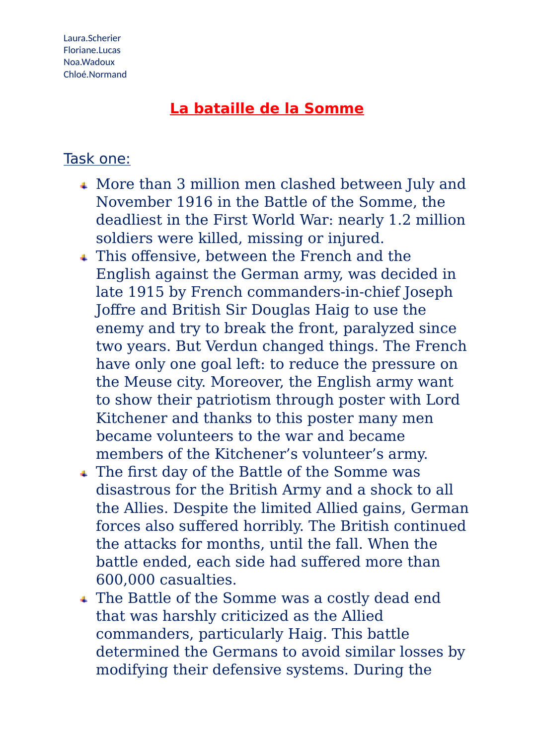 Prévisualisation du document La bataille de la Somme