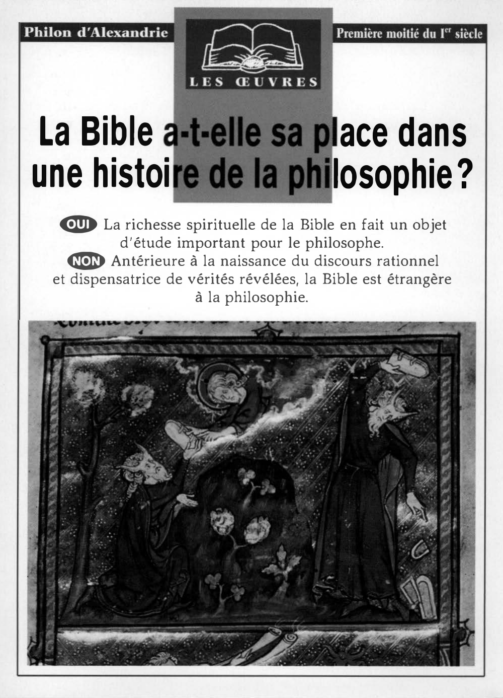Prévisualisation du document La Bible a-t-elle sa place dans une histoire de la philosophie ?