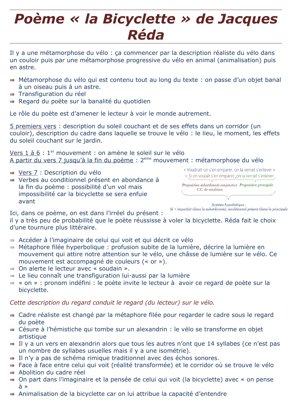 Prévisualisation du document la bicyclette réda