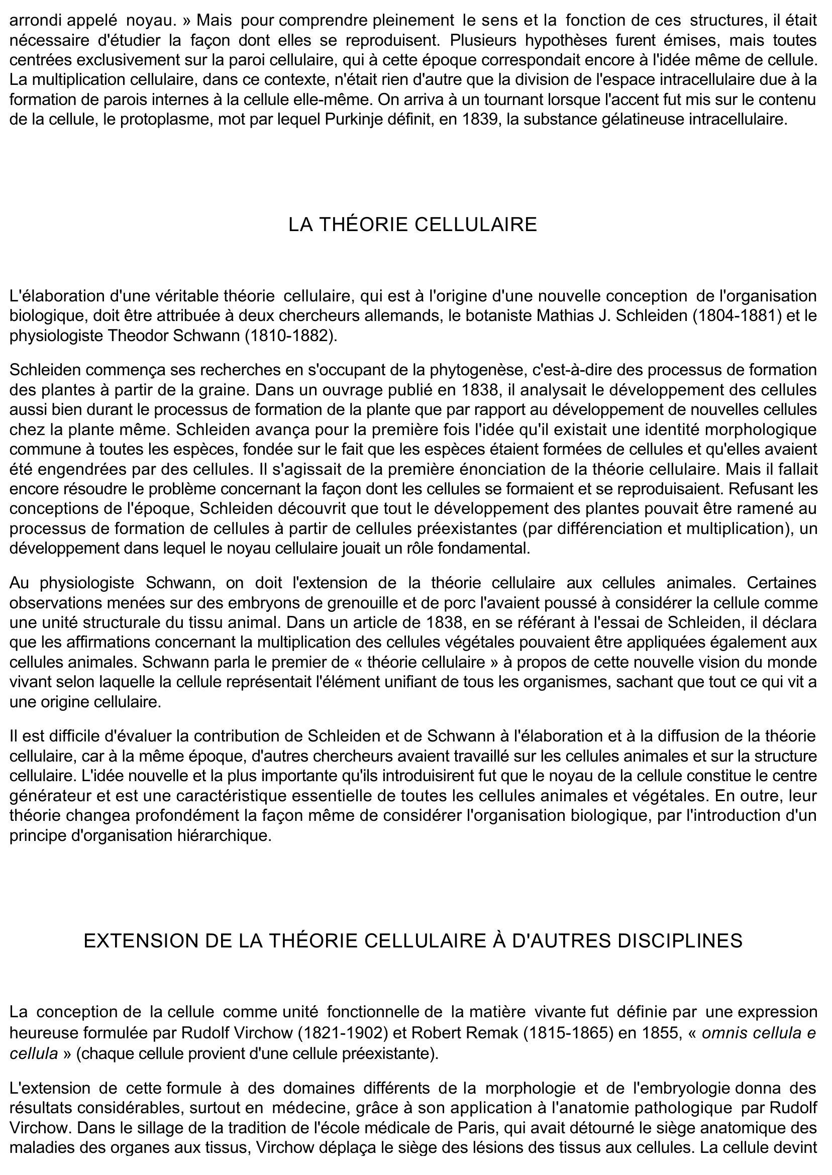 Prévisualisation du document LA BIOLOGIE CELLULAIRE (Sciences et Techniques)