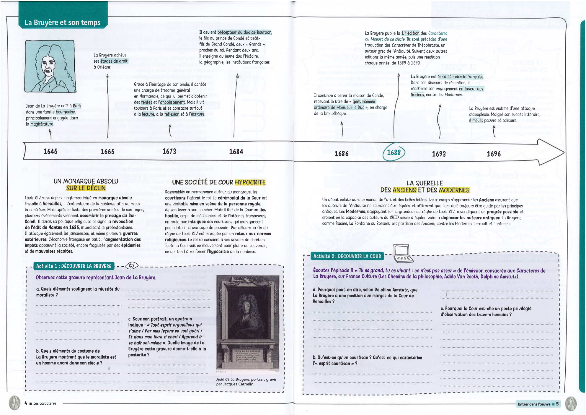 Prévisualisation du document La Bruyère et son temps