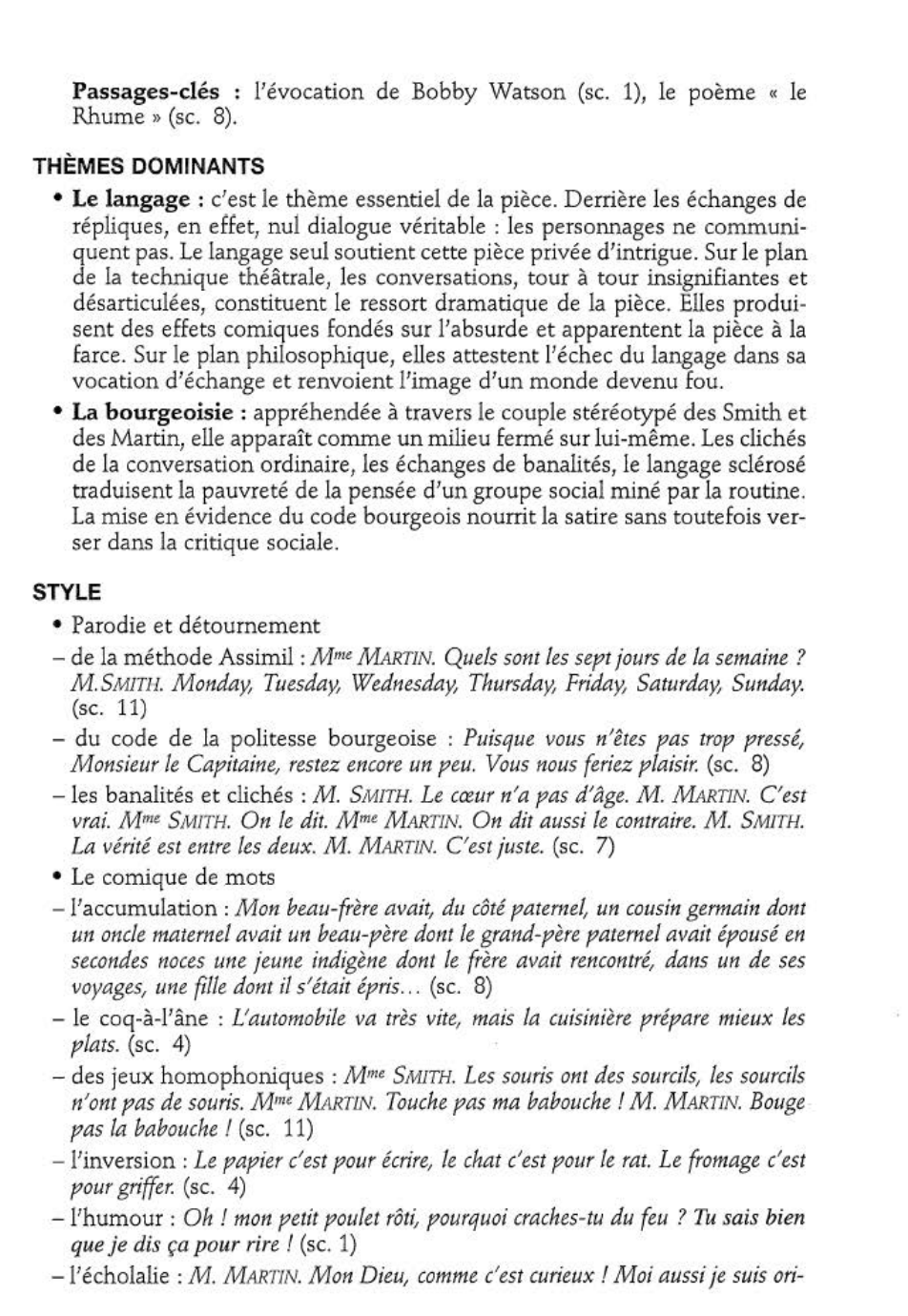 Prévisualisation du document La Cantatrice chauve d'Eugène Ionesco (analyse détaillée)