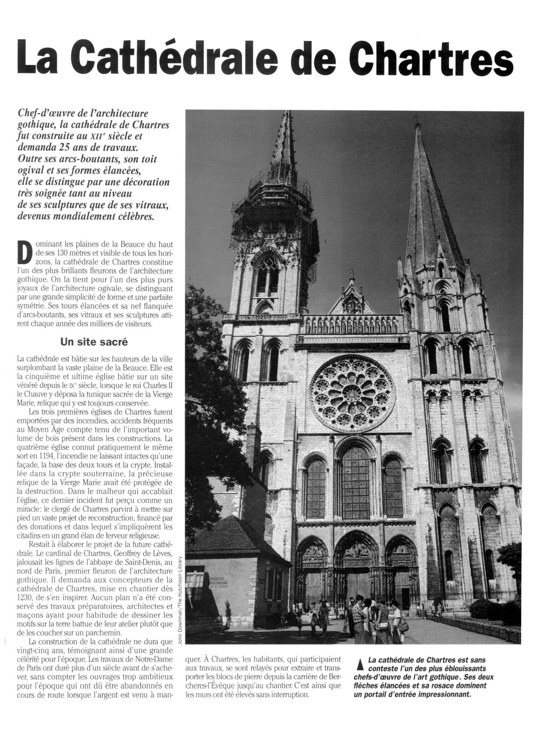 Prévisualisation du document La Cathédrale de Chartres