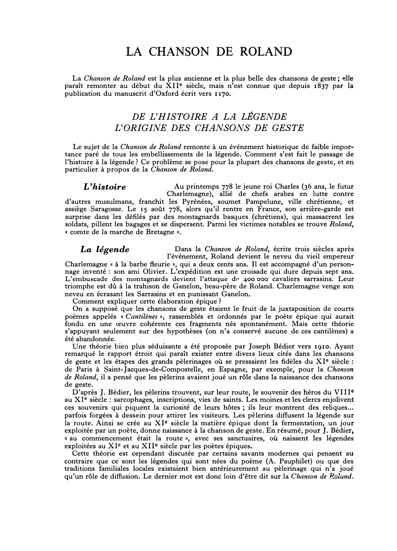Prévisualisation du document LA CHANSON DE ROLAND