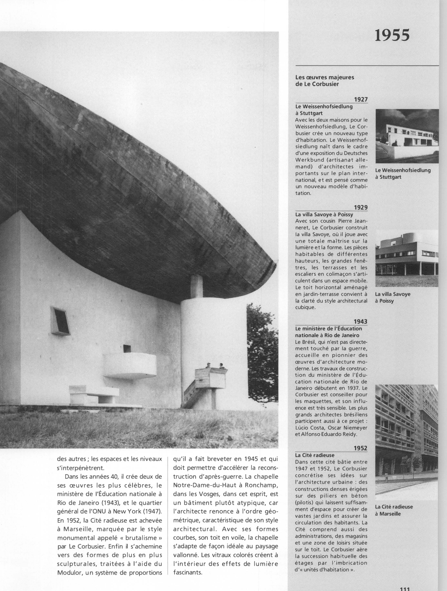 Prévisualisation du document La chapelle de Le Corbusier