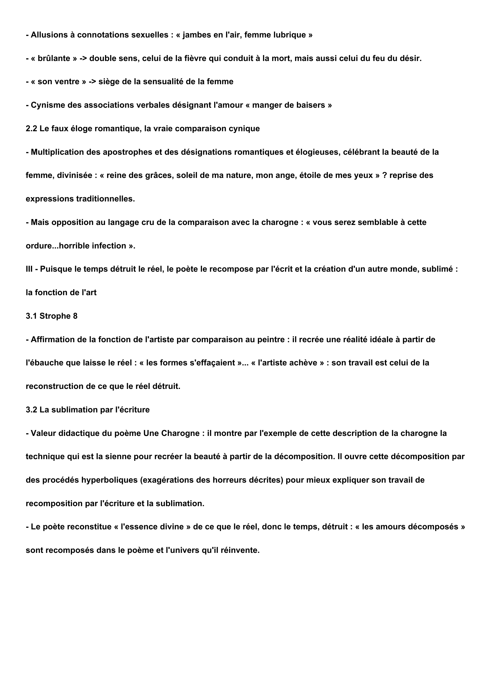 Prévisualisation du document La charogne- Baudelaire
